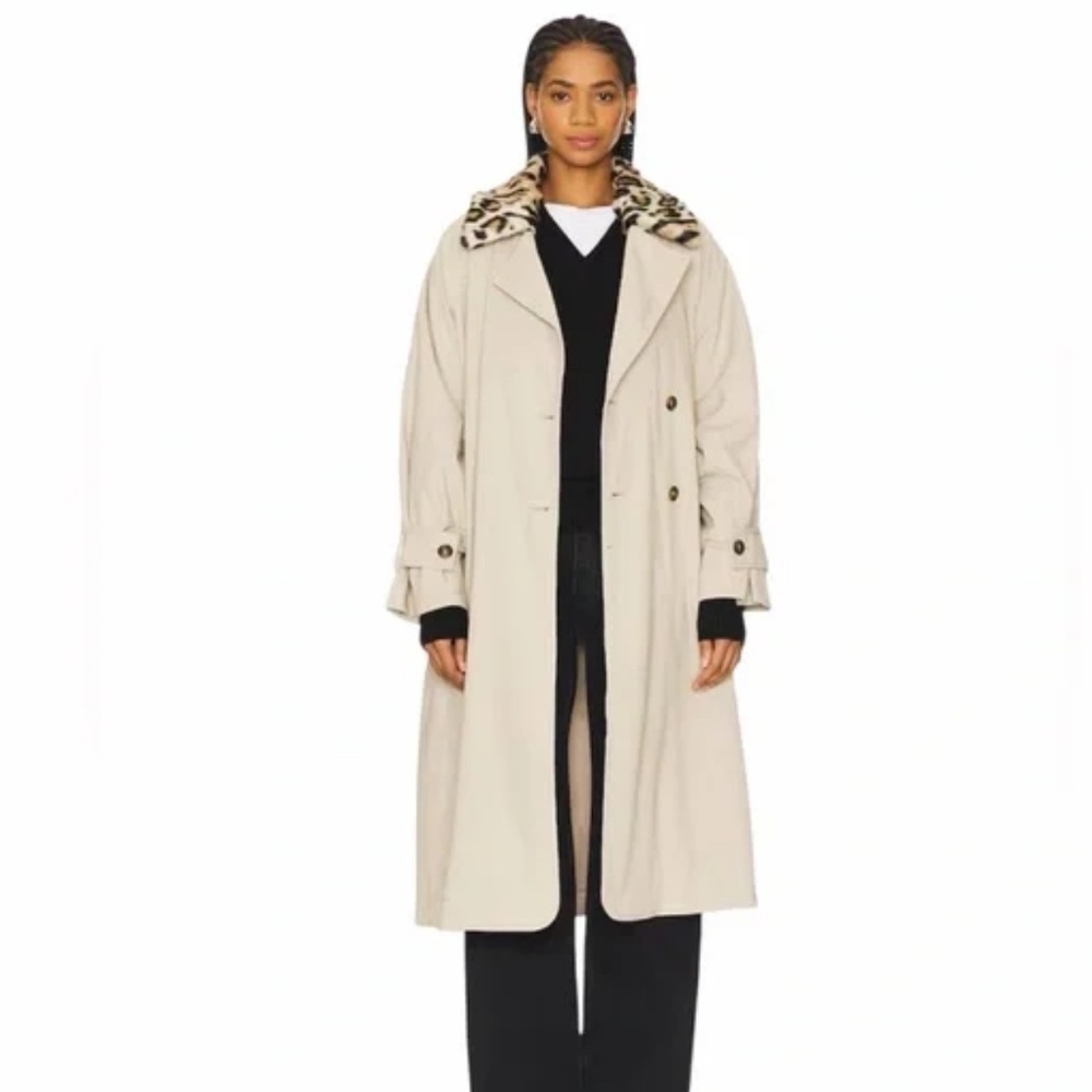 We The Free X Revolve Need It Trench Coat in French Oak sz L NWT $268R